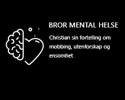 Bror mental helse. Min fortelling om mobbing, utenforskap og ensomhet